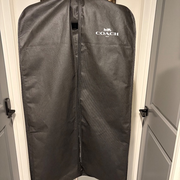 Coach Leather Jacket - Reversible and brand new Black Camo Size 40 - Picture 2 of 11